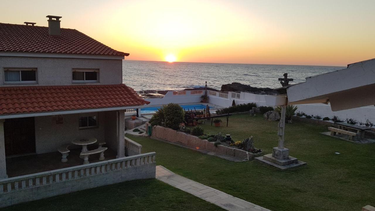 Villa Casa Mar Da Laxe Rosal Esterno foto